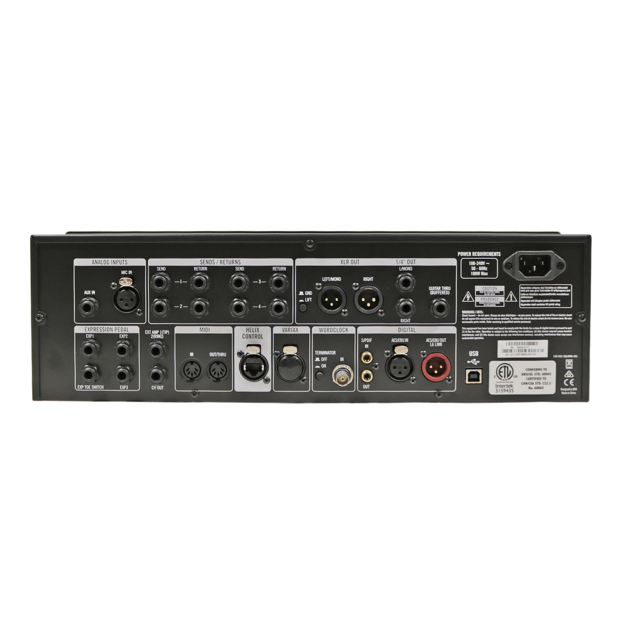Used Line 6 Helix Rack Guitar Processor & Helix Control Floor
