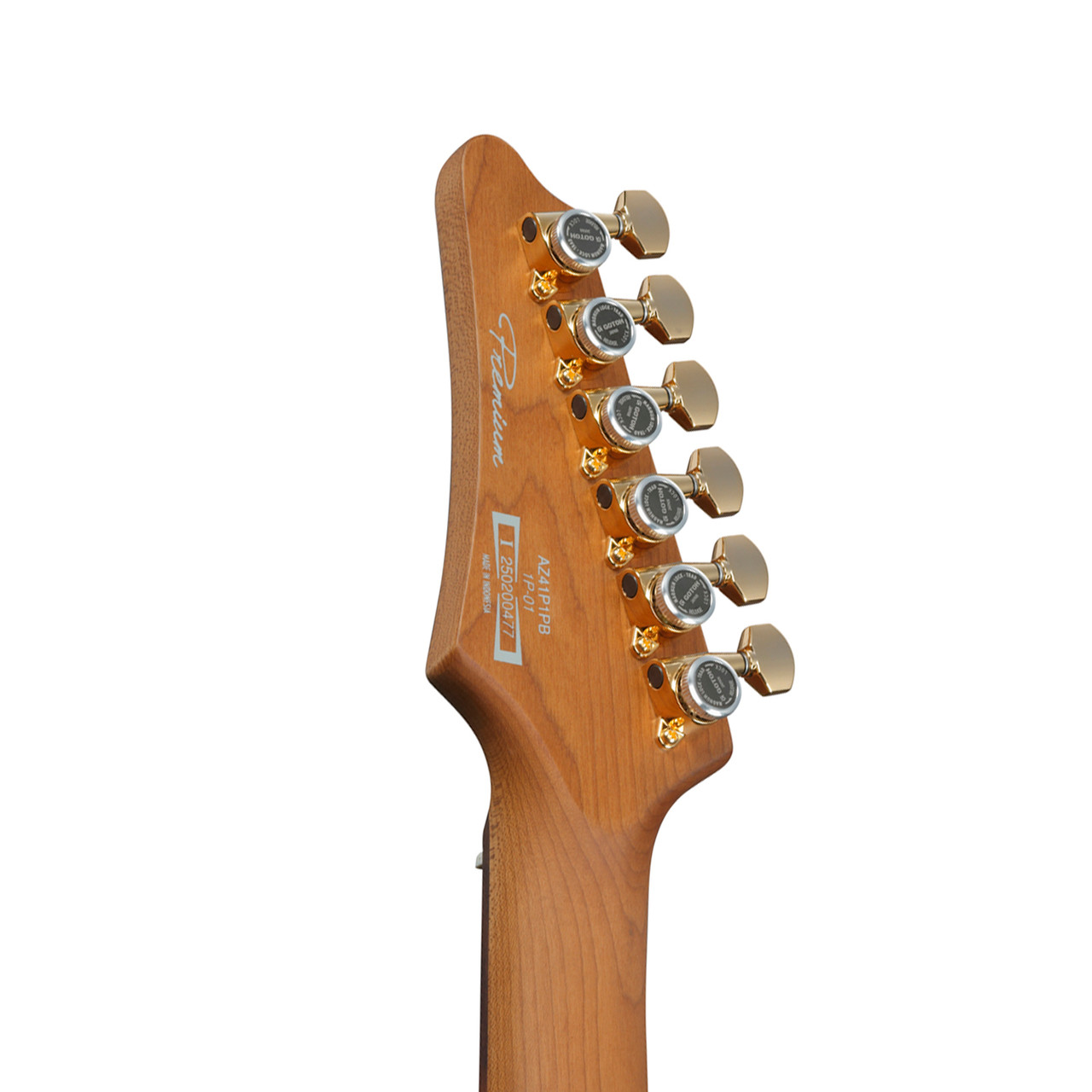 Ibanez AZ41P1EW AZ Premium 6 - Transparent Gray Burst - Cream City