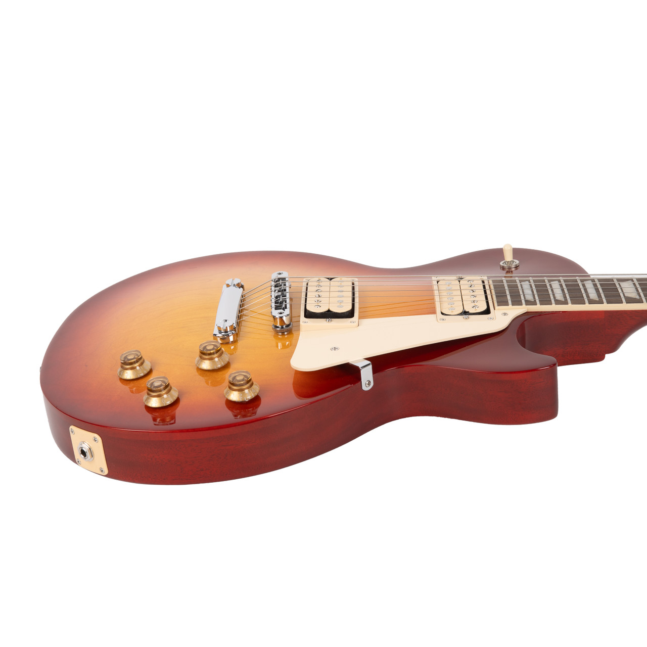 Gibson Les Paul Studio Double Trouble - Cherry Sunburst - Cream