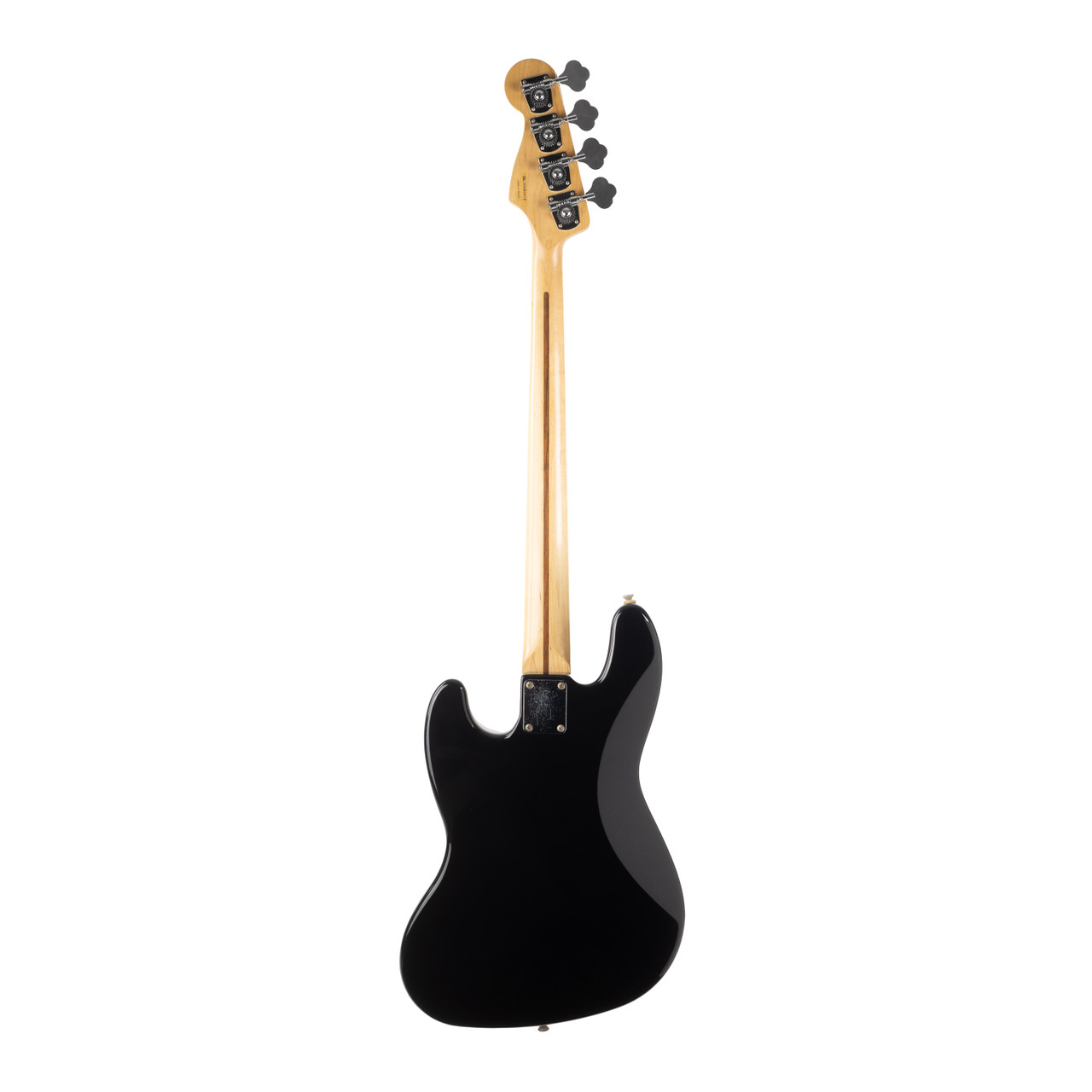 Used Fender Squier Jazz Bass MIM Black 1998 - Cream City Music
