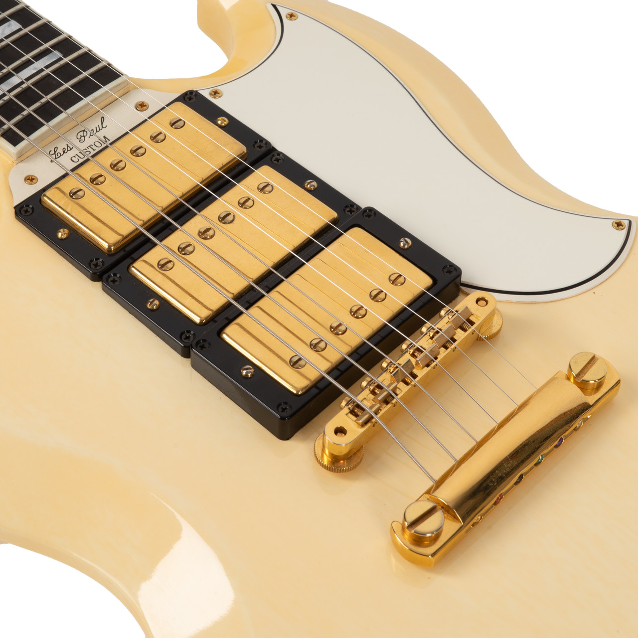 Used Gibson Les Paul SG Custom Reissue Classic White 2001 | Cream Used Gibson Les Paul SG Custom Reissue Classic White 2001 | Cream