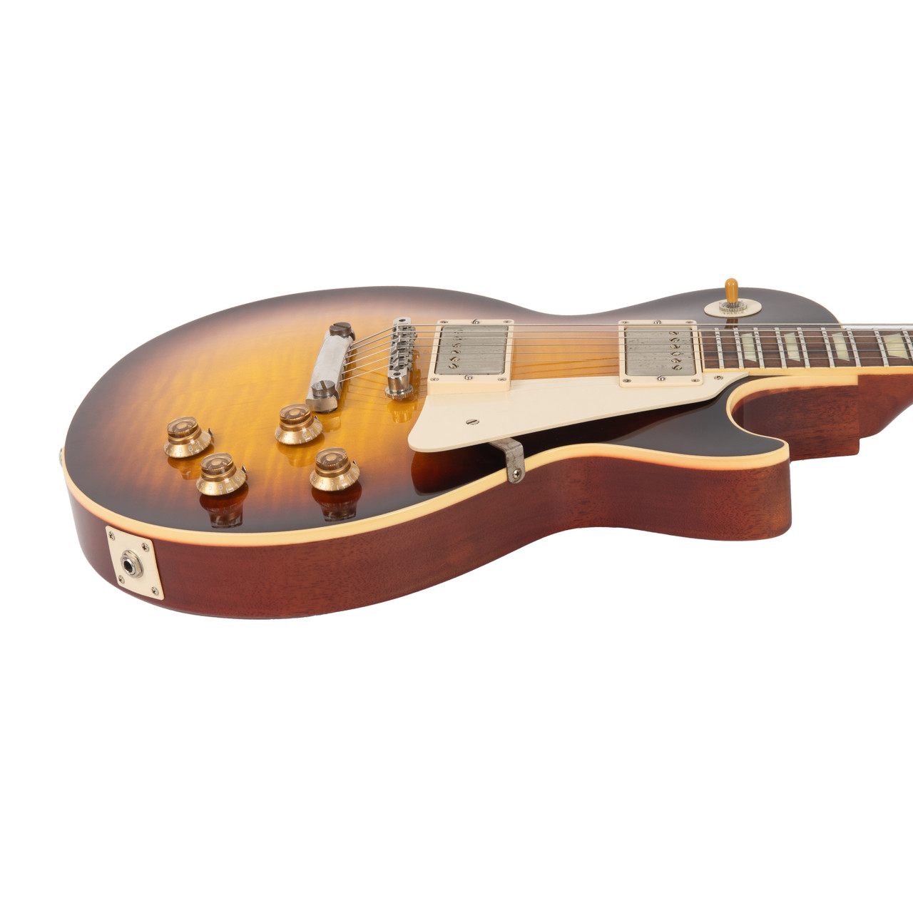 gibson les paul standard faded tobacco 50s Vintage Burst (129) finish figured maple top on solid mahogany body24.75 Gibson Les Paul Standard '50s