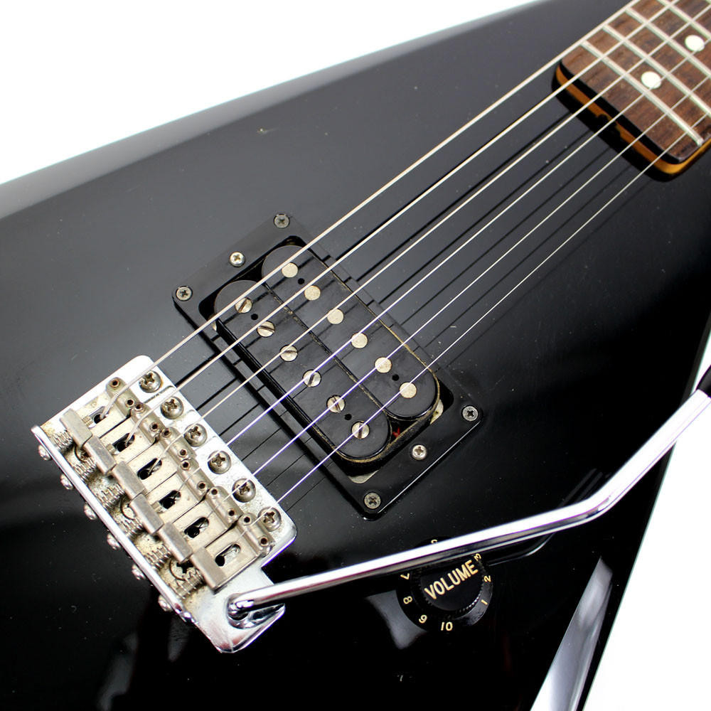 1985 Squier by Katana Electric Guitar in Black Finish | Cream City
