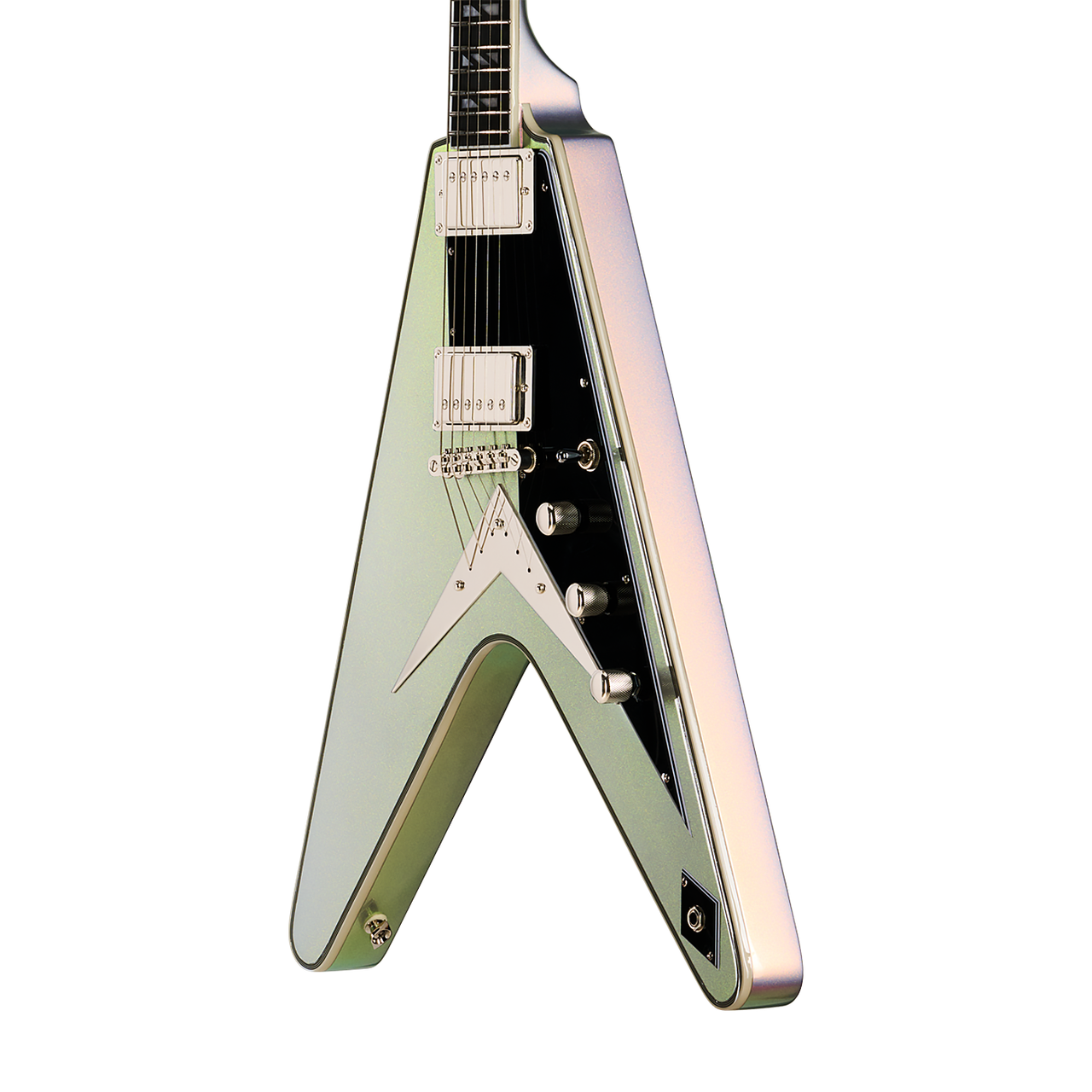 Epiphone Futura Flying V Custom - Quicksilver Shift - Cream City Music