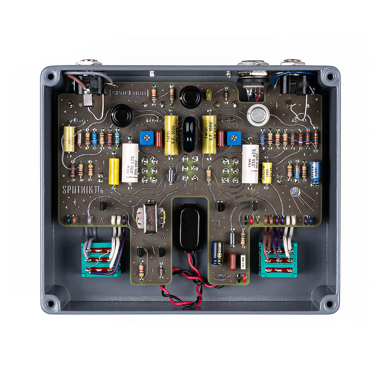 Spaceman Effects Sputnik IIb Deluxe Germanium Fuzz - Olive Drab