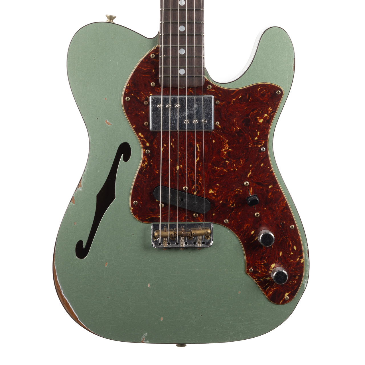 Fender Custom Shop 1972 Telecaster Custom Thinline Relic - Sage