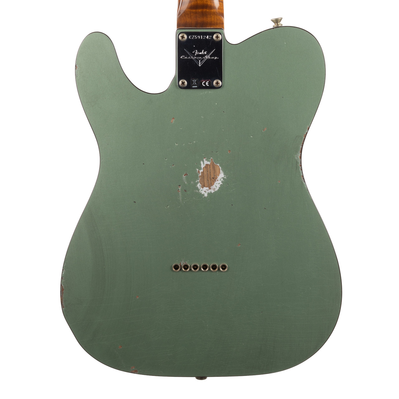 Fender Custom Shop 1972 Telecaster Custom Thinline Relic - Sage