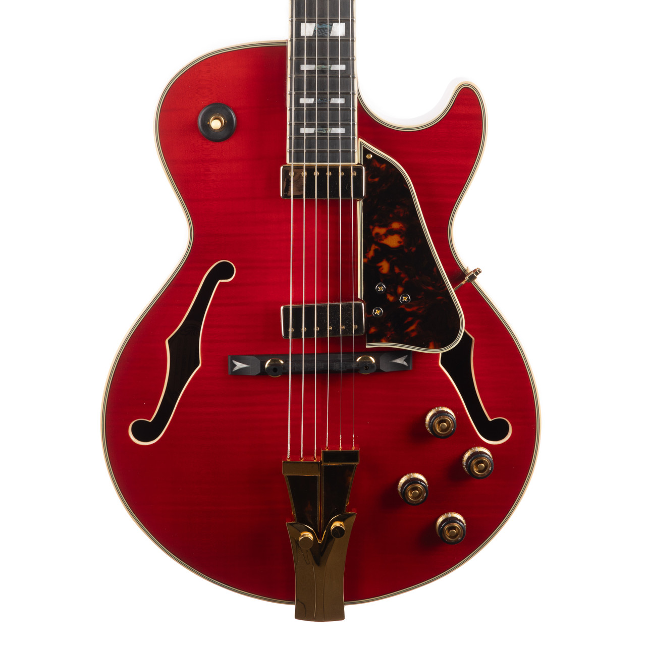 Used Ibanez GB10SEFM George Benson Sapphire Red 2022 - Cream City