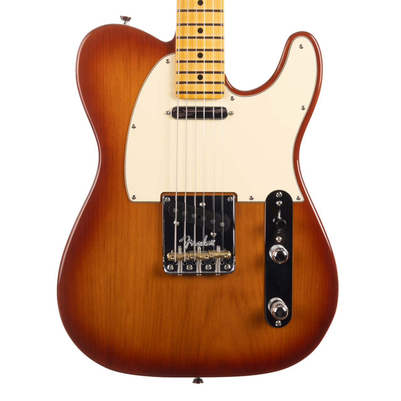Used Fender American Professional II Pine Telecaster Sienna