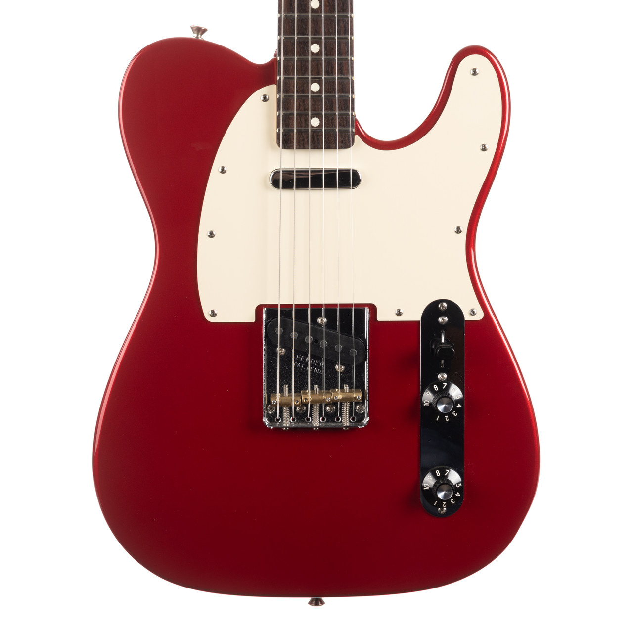 Used Fender Muddy Waters Telecaster Candy Apple Red 2005 | Cream