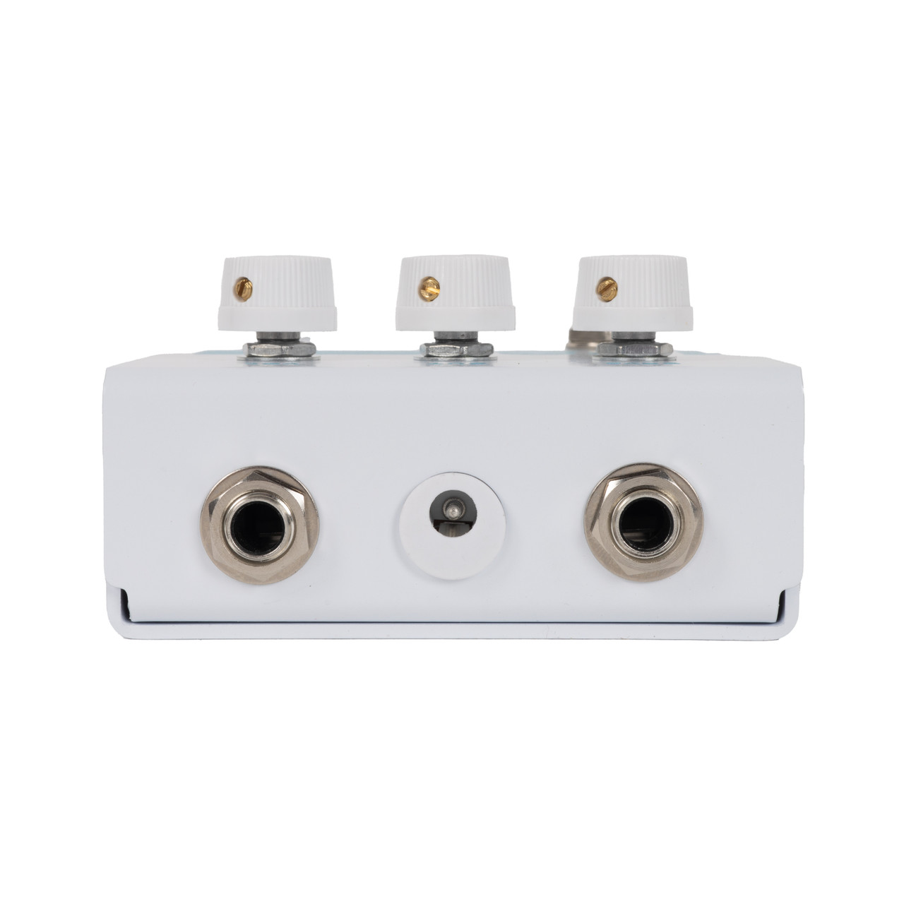1981 Inventions DRV2 Distortion Pedal in White and Teal - Cream