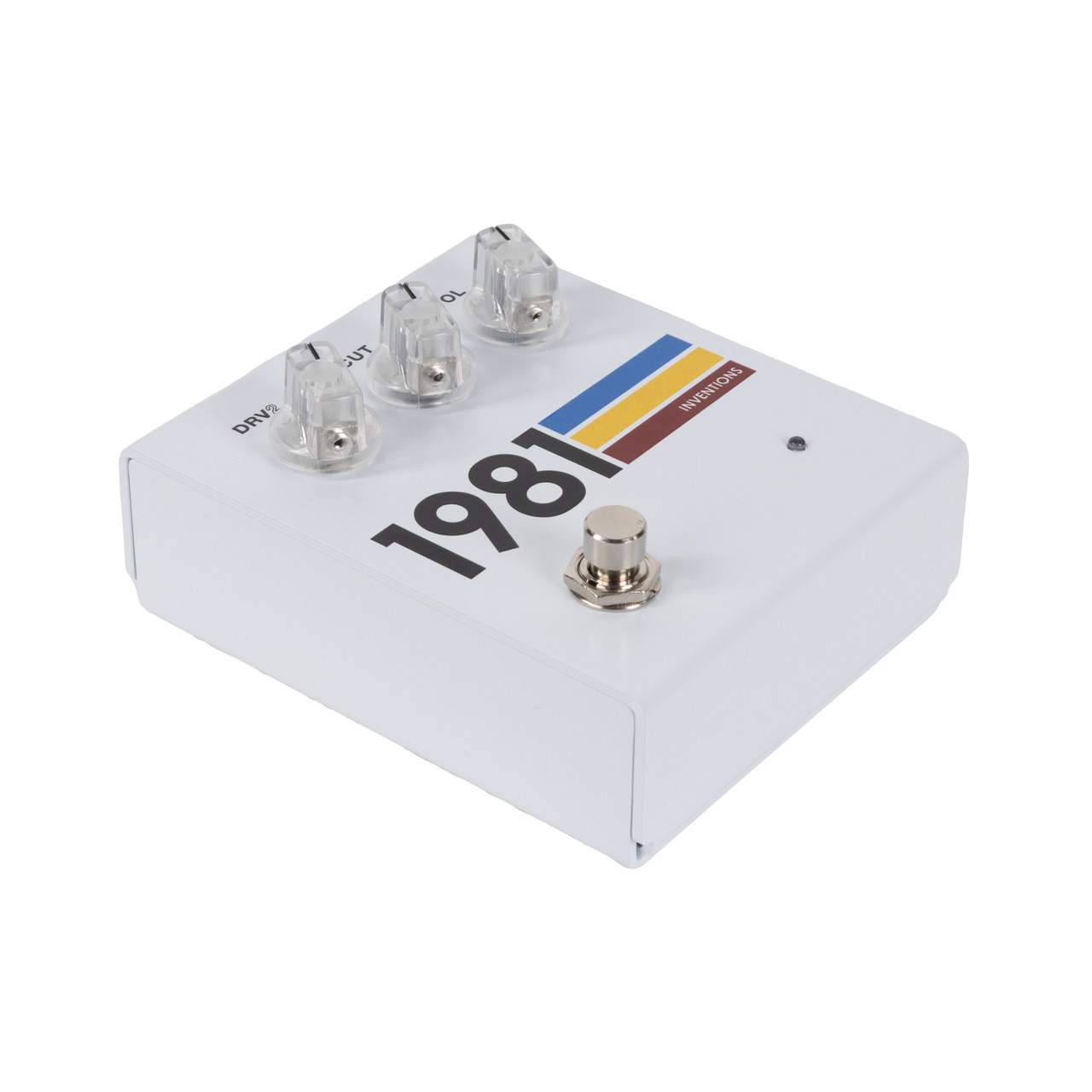 1981 Inventions DRV2 Distortion Pedal in White No3 - Cream City Music