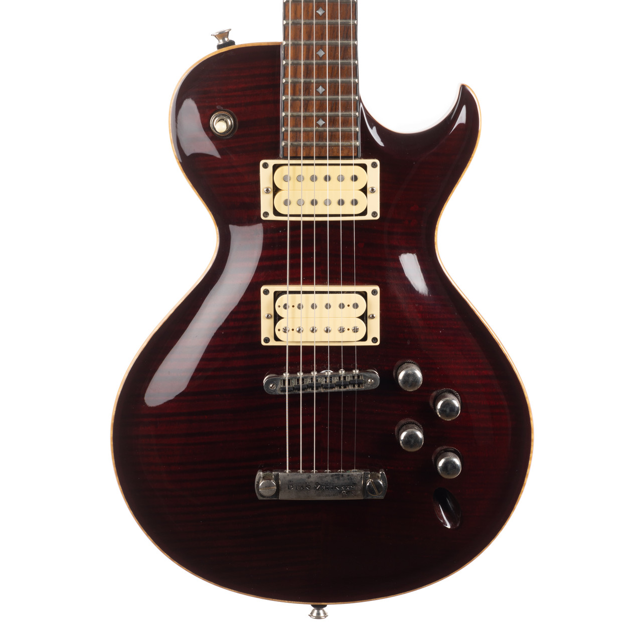 Used Dean Zelinsky LaVoce Flame - Trans Wine - Cream City Music