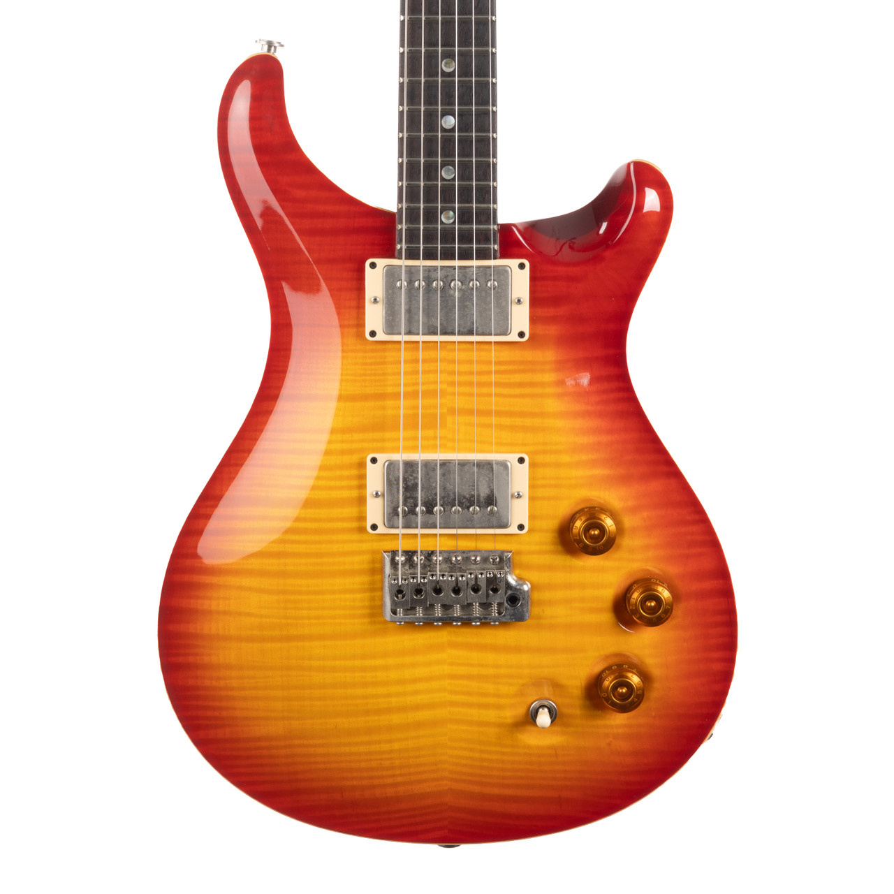 Used PRS DGT David Grissom Ten Top Cherry Sunburst 2008 - Cream