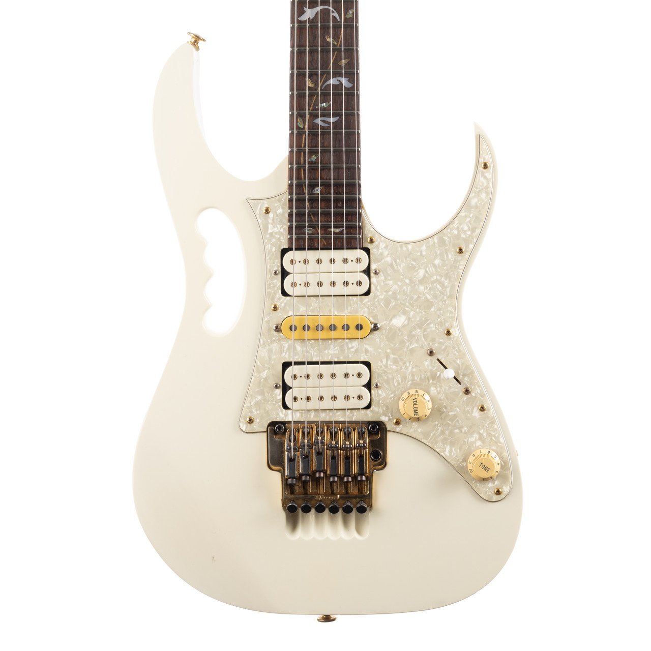 Used Ibanez Steve Vai JEM White 2006 - Cream City Music