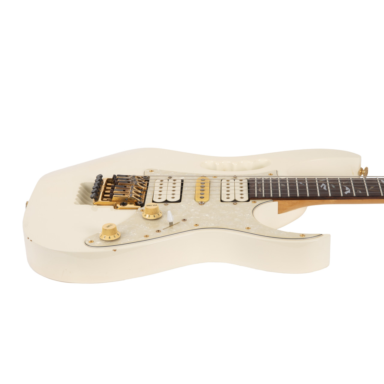 Used Ibanez Steve Vai JEM White 2006 - Cream City Music