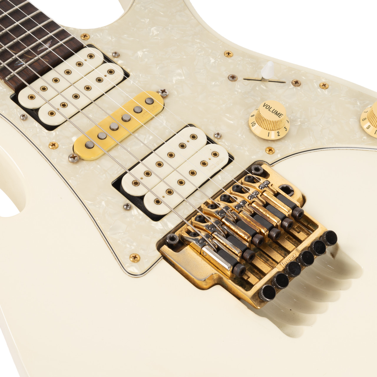Used Ibanez Steve Vai JEM White 2006 - Cream City Music