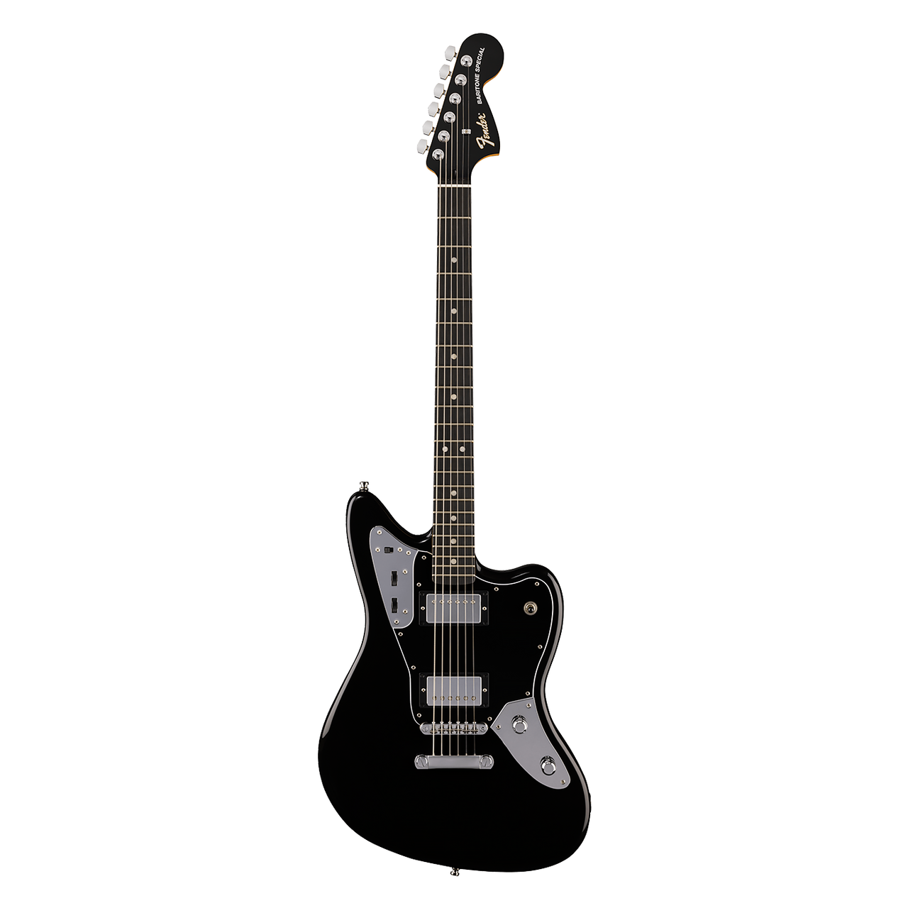 Fender Limited Edition Player Fusion Jaguar Baritone Ebony - Black