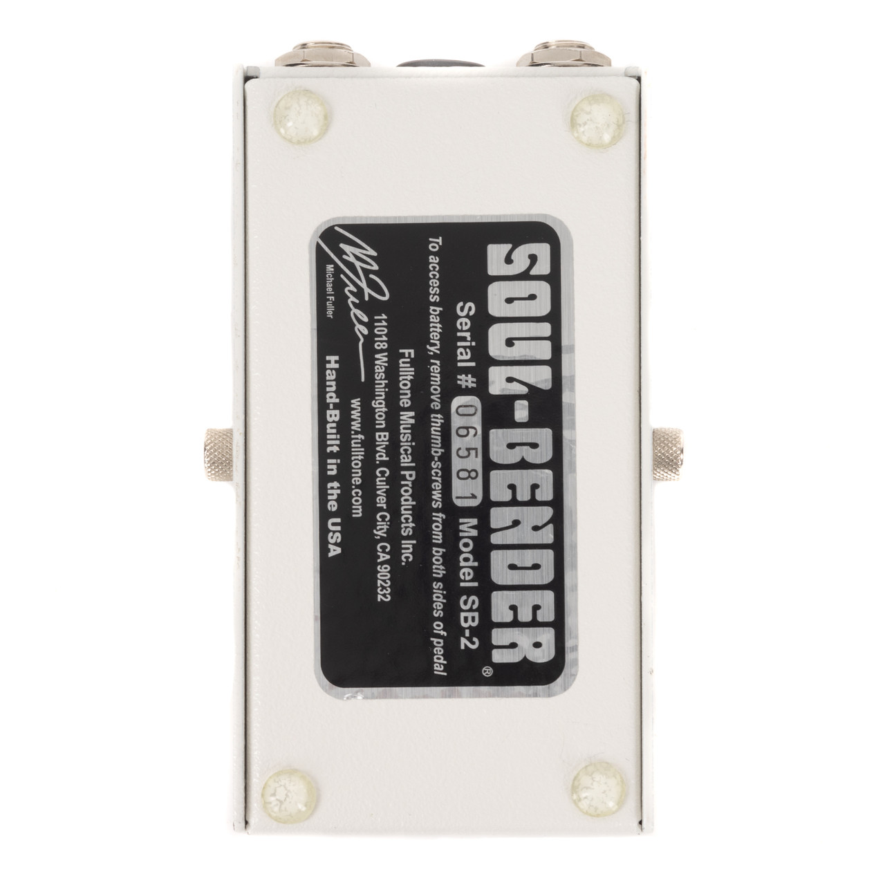 Used Fulltone Soul Bender Fuzz Pedal - Cream City Music