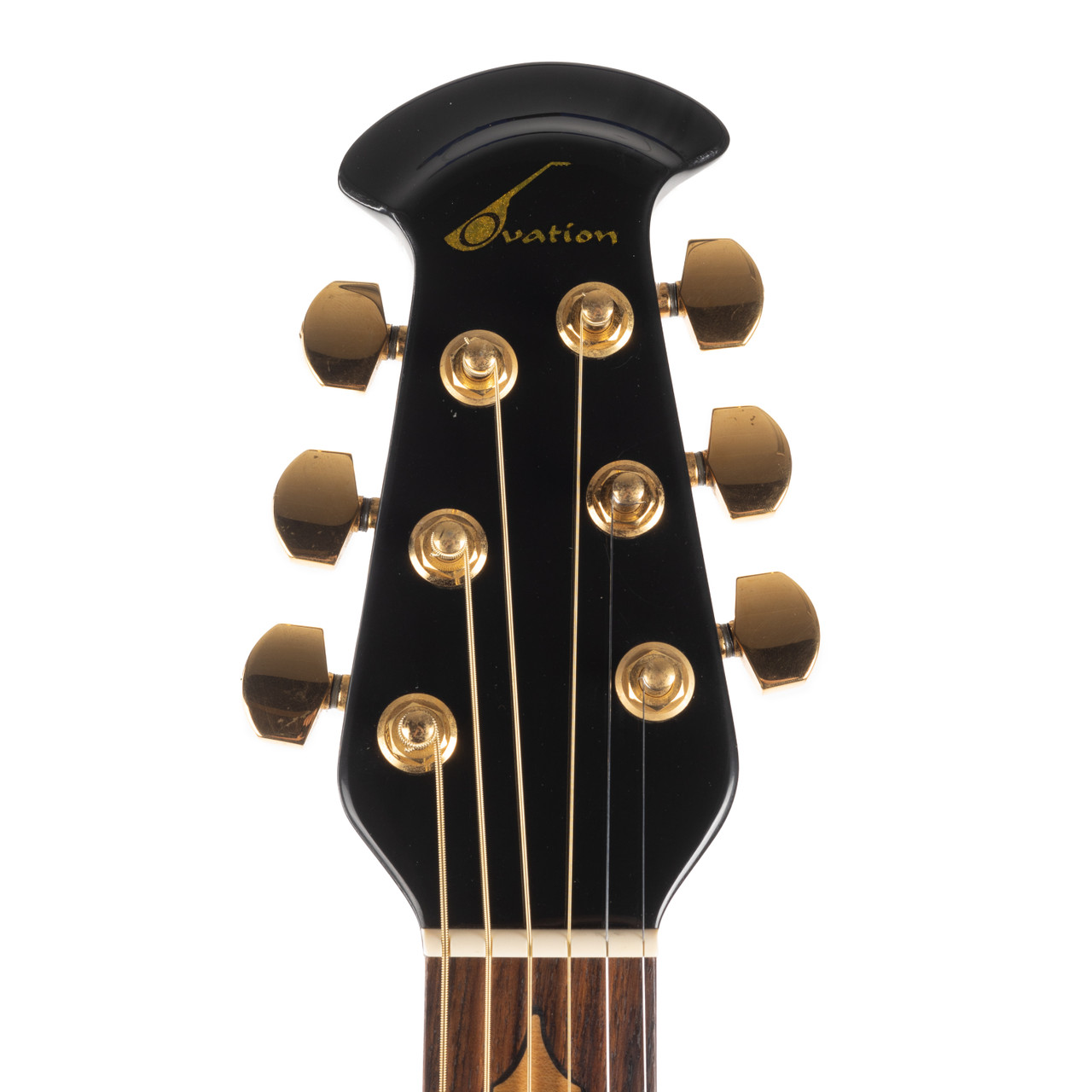 Vintage Ovation 1768 Elite Black 1990 - Cream City Music