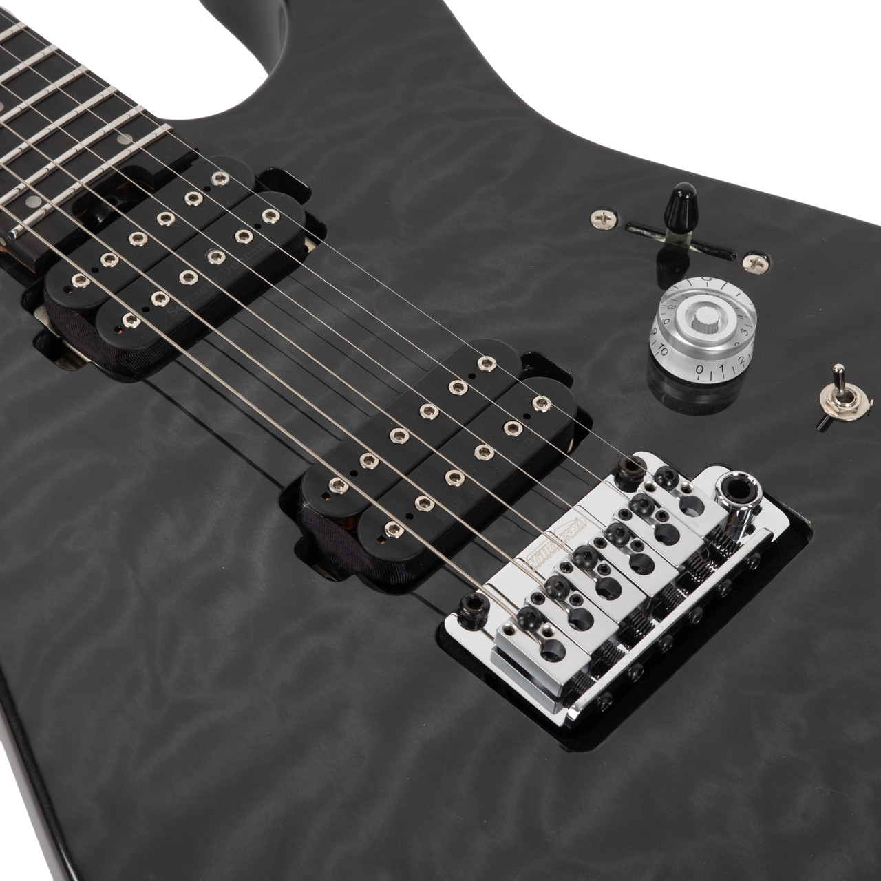 Charvel Pro-Mod Plus DK24 HH 2PT EB QM - Midnight Ocean - Cream