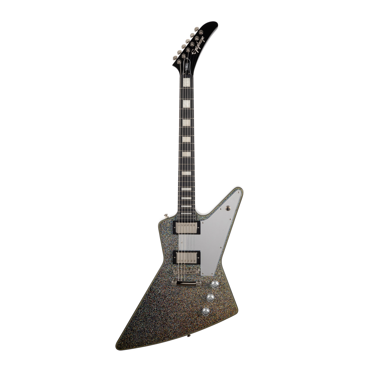 Epiphone Lzzy Hale Explorer Custom - Black Diamond Holographic