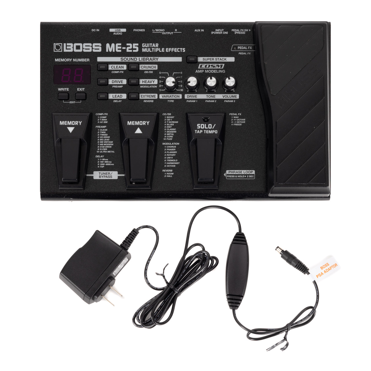 Used Boss ME-25 Multi-Effects Pedal - Cream City Music