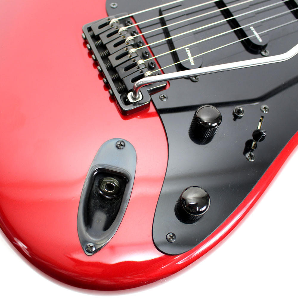 Used Levinson Blade Electric Guitar Metallic Red Finish | Cream