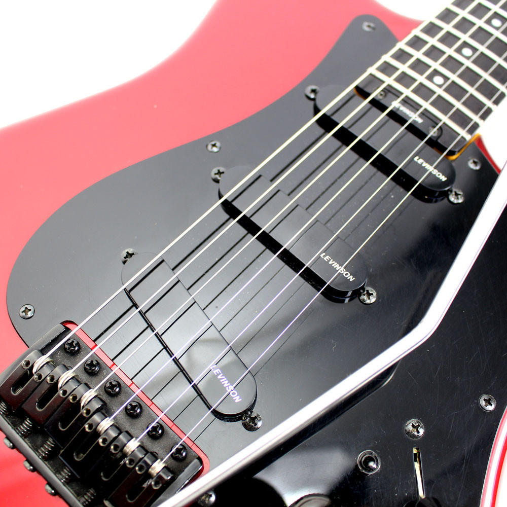 Levinson Blade エレキギター キルテッドメイプル Used Levinson Blade Electric Guitar Metallic Red Finish | Cream