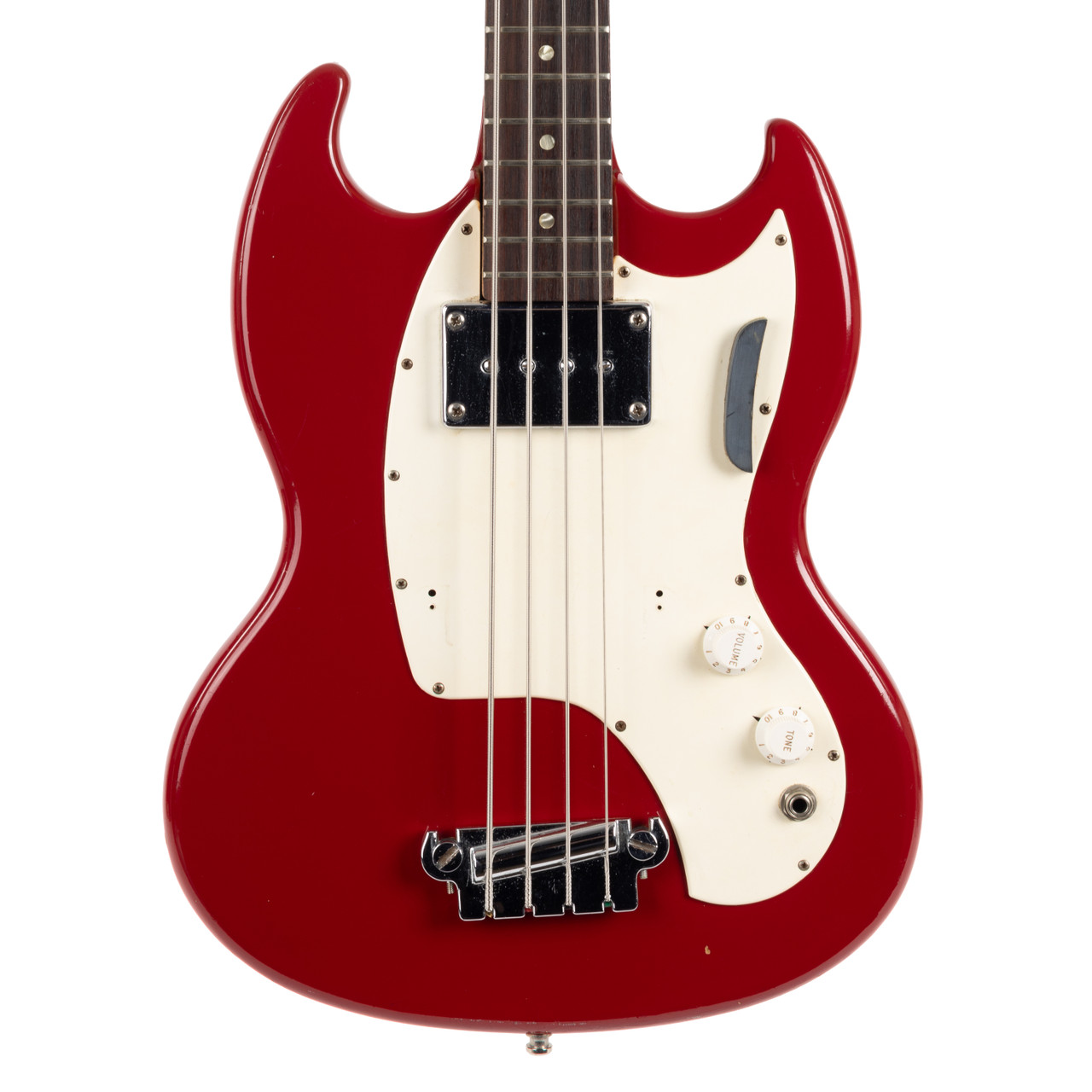 clammbon Bass,Bass,Bass 12インチ 美品 Vintage Kalamazoo KB-1 Bass Flame Red 1969 - Cream City Music