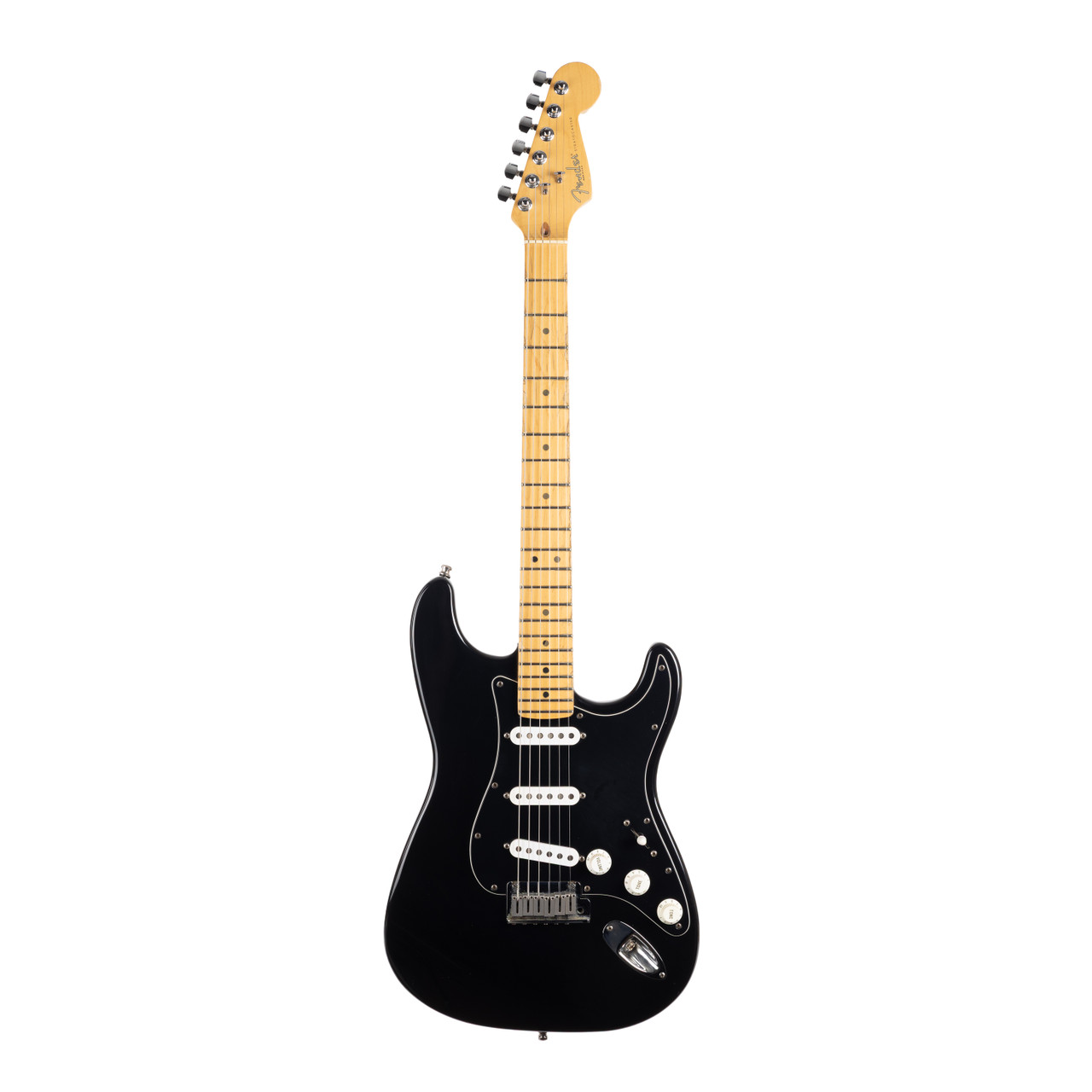 ギター Fender Standard Stratocaster Black Vintage Fender American Standard Stratocaster Black 1995 - Cream