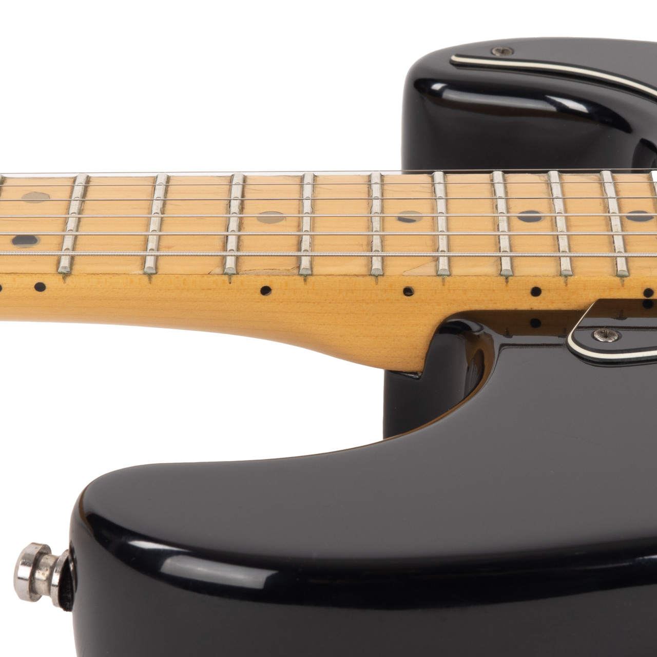 Vintage Fender American Standard Stratocaster Black 1995 - Cream