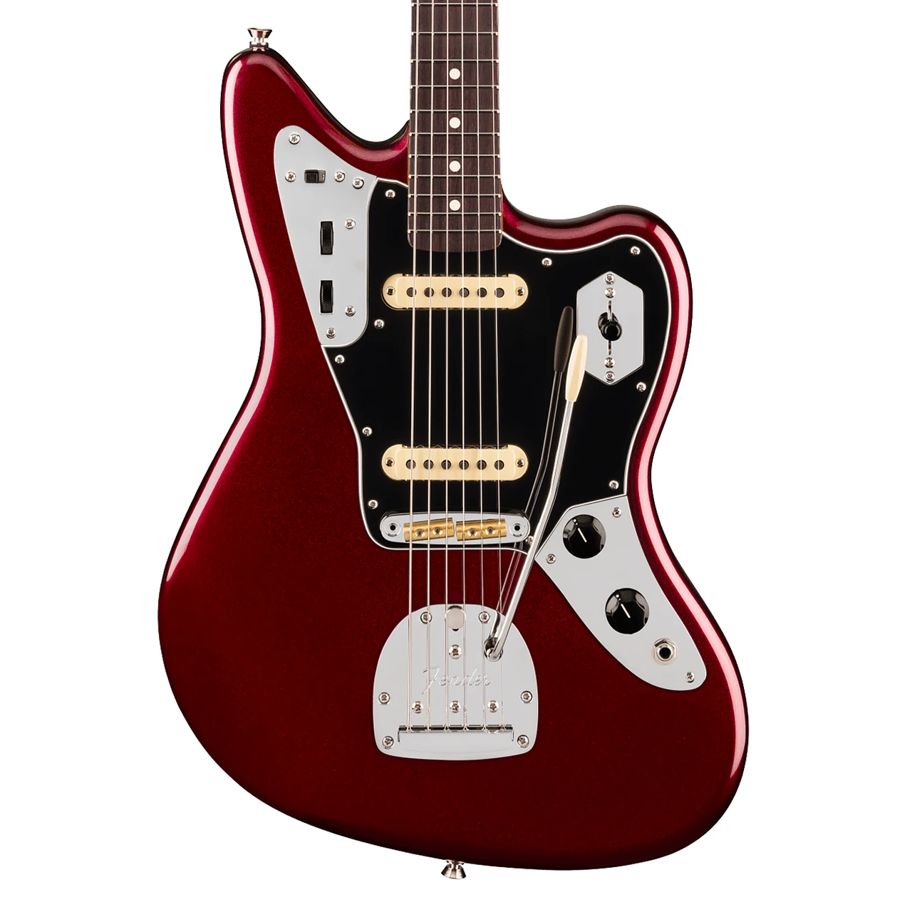 Fender American Professional Jaguar Rosewood - Oxblood - Cream