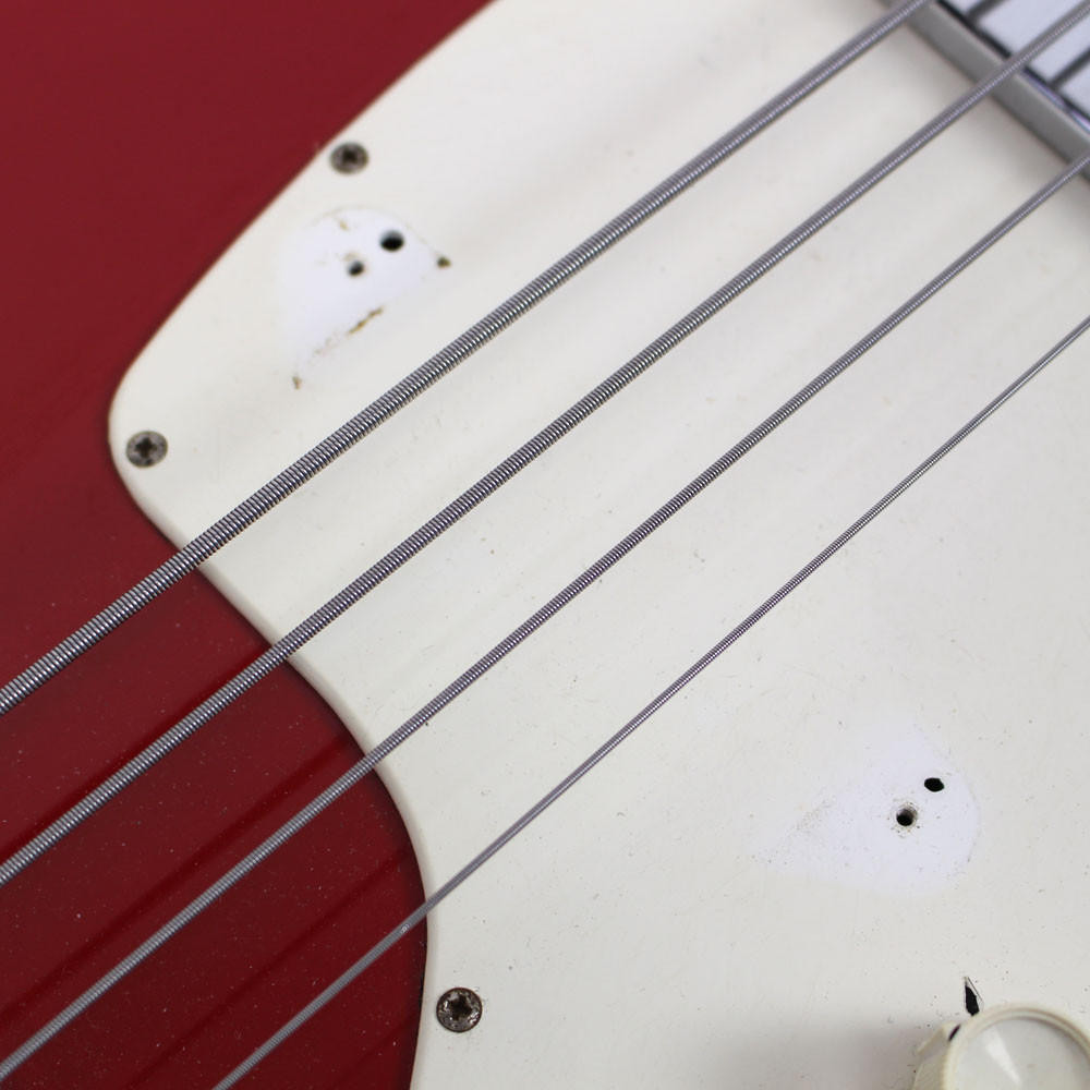 Vintage 1960s Kalamazoo KB Electric Bass Guitar in Flame Red