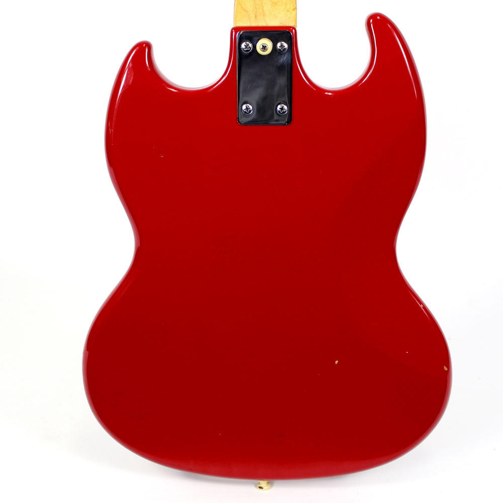 Vintage 1960s Kalamazoo KB Electric Bass Guitar in Flame Red