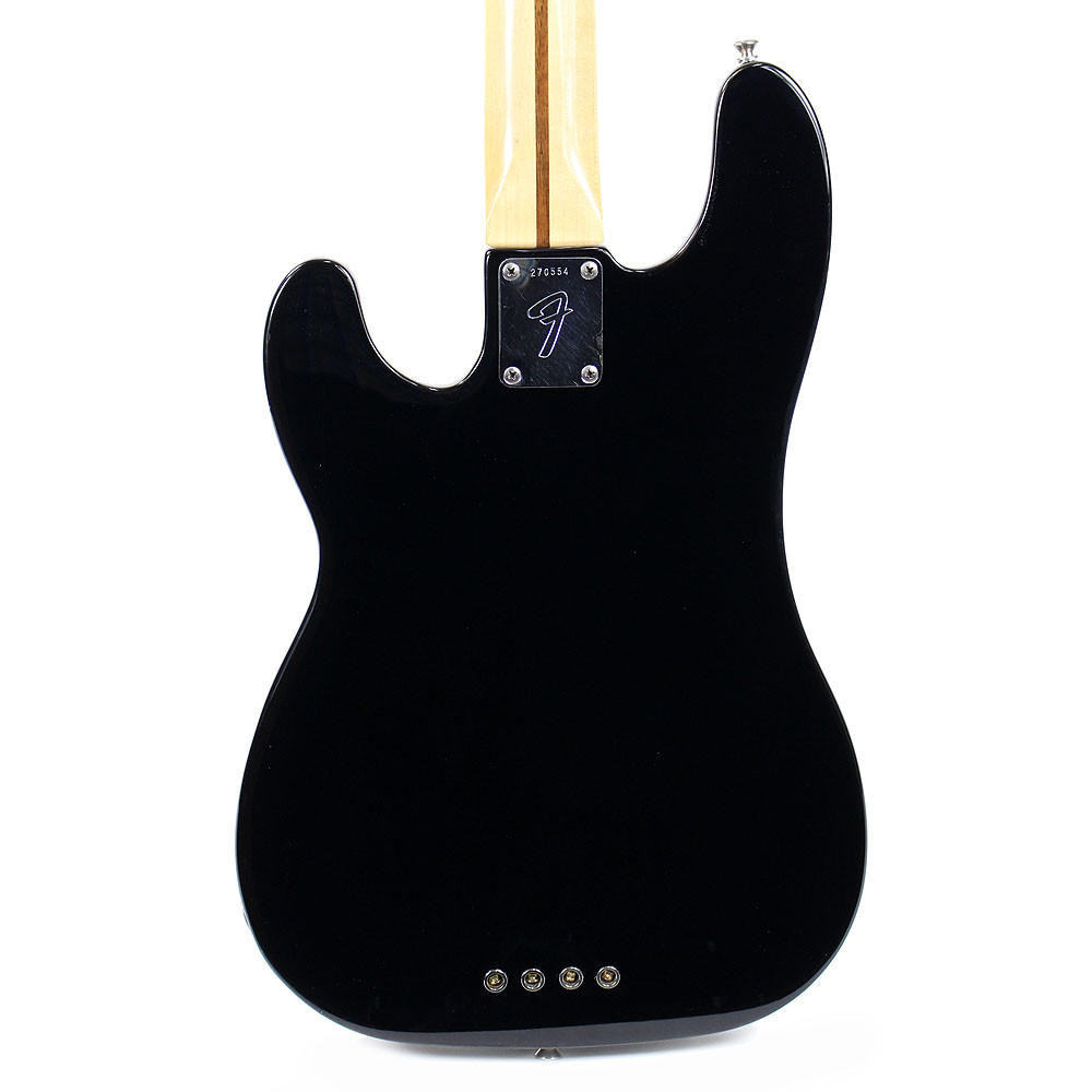 Vintage 1969 Fender Telecaster Bass Refinished Black | Cream City