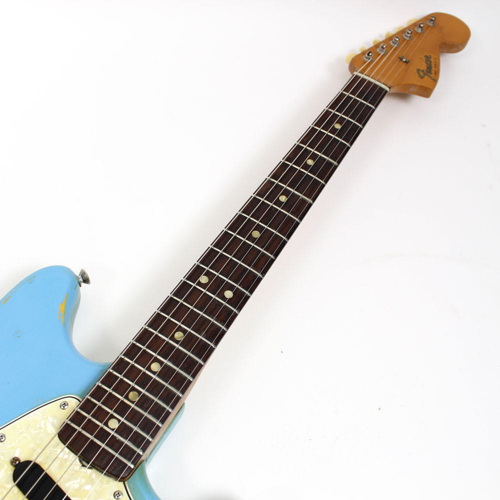 Vintage 1966 Fender Duo Sonic II Electric Guitar in Blue Finish