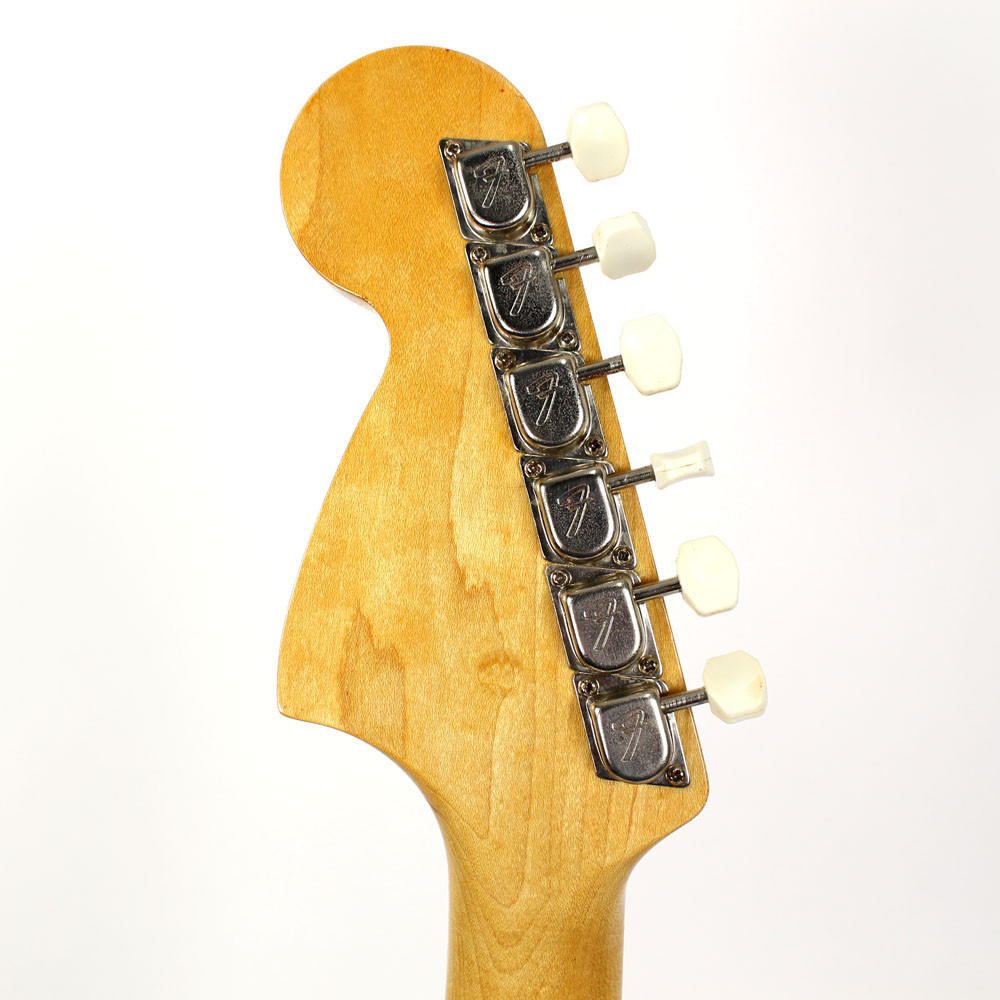 Vintage 1967 Fender Bronco Electric Guitar in Red Finish | Cream