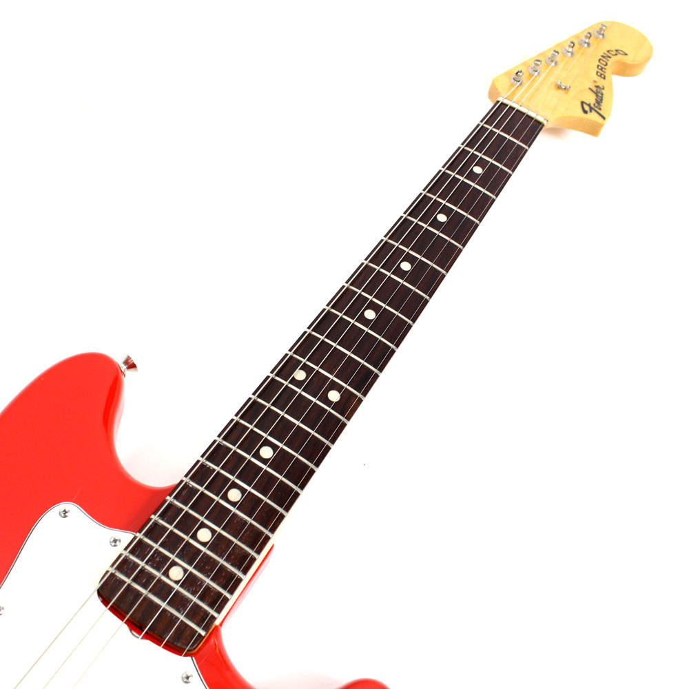 Vintage 1967 Fender Bronco Electric Guitar in Red Finish | Cream