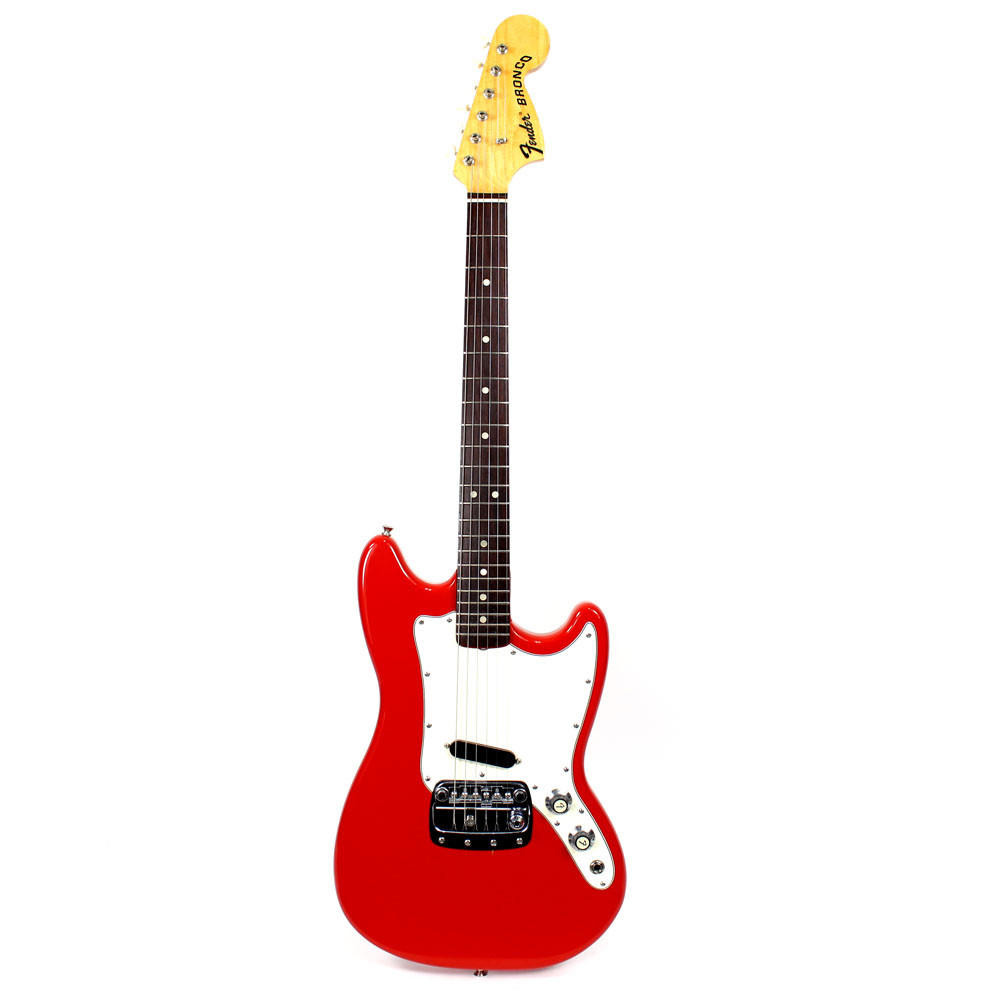 Fender Bronco ビンテージ Vintage 1967 Fender Bronco Electric Guitar in Red Finish | Cream