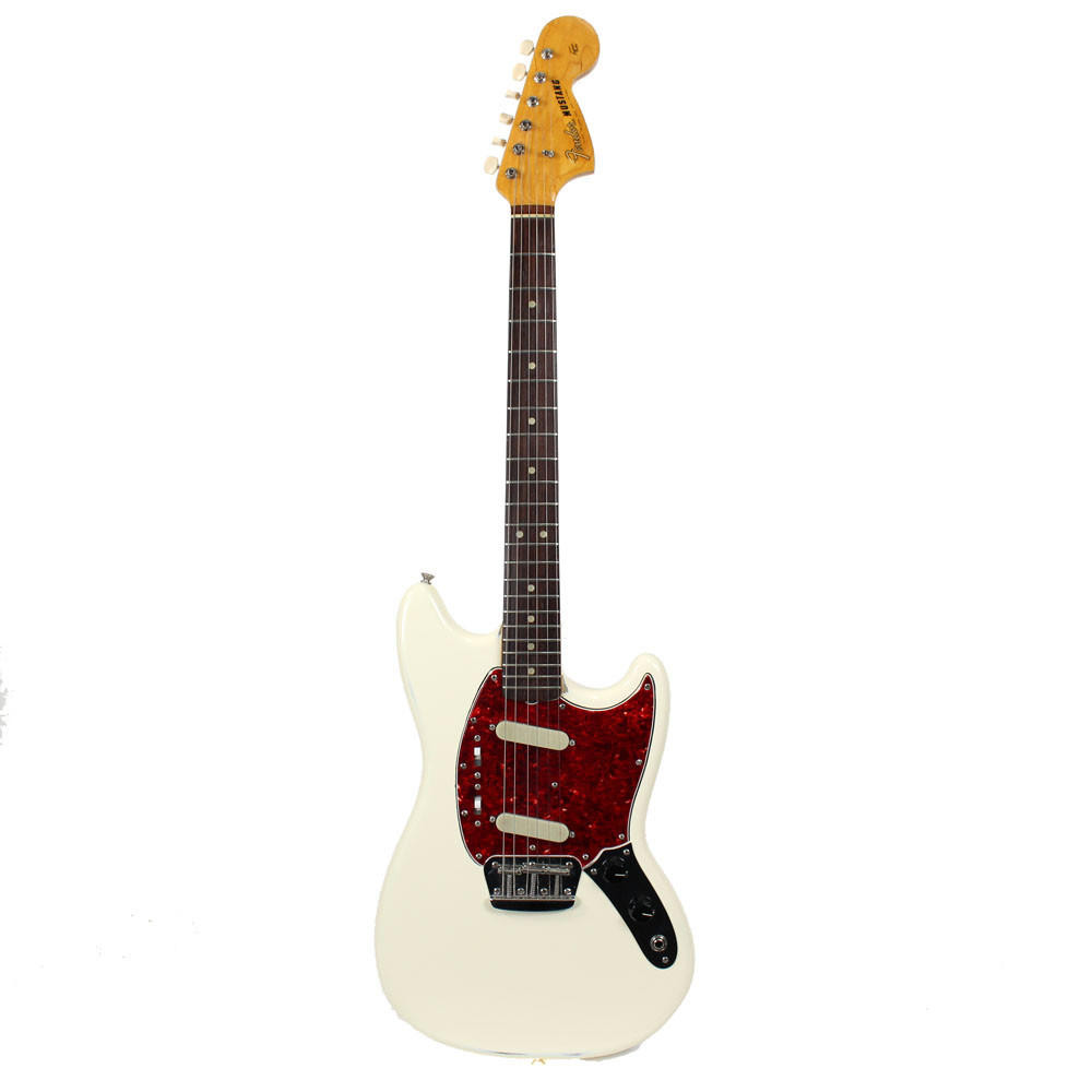 Vintage 1960s Fender Mustang/Duo Sonic II Electric Guitar in White
