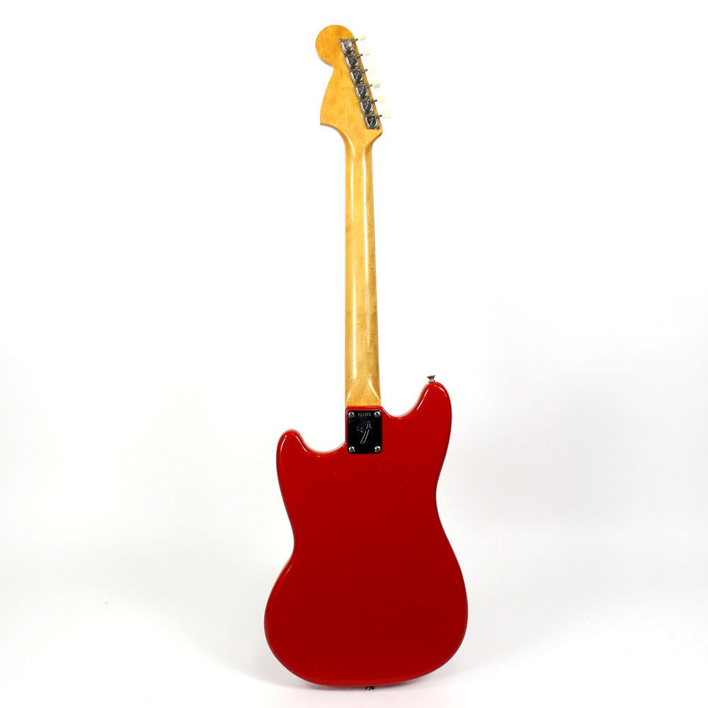 Vintage 1968 Fender Bronco Electric Guitar Red Finish | Cream City