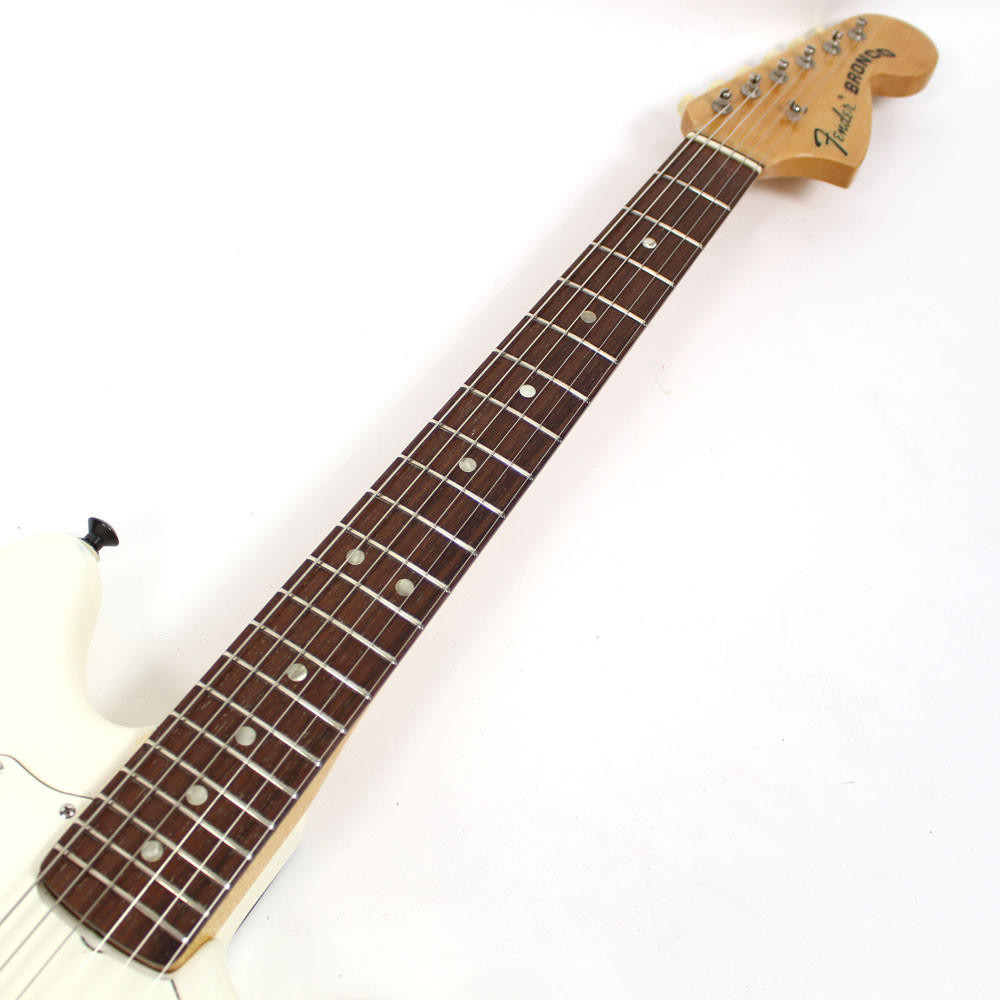 Vintage 1968 Fender Bronco Electric Guitar in White Finish | Cream