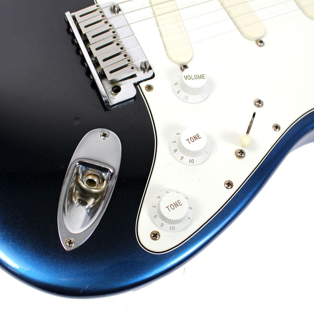 1992 Fender USA Made Stratocaster Plus Electric Guitar in Blue