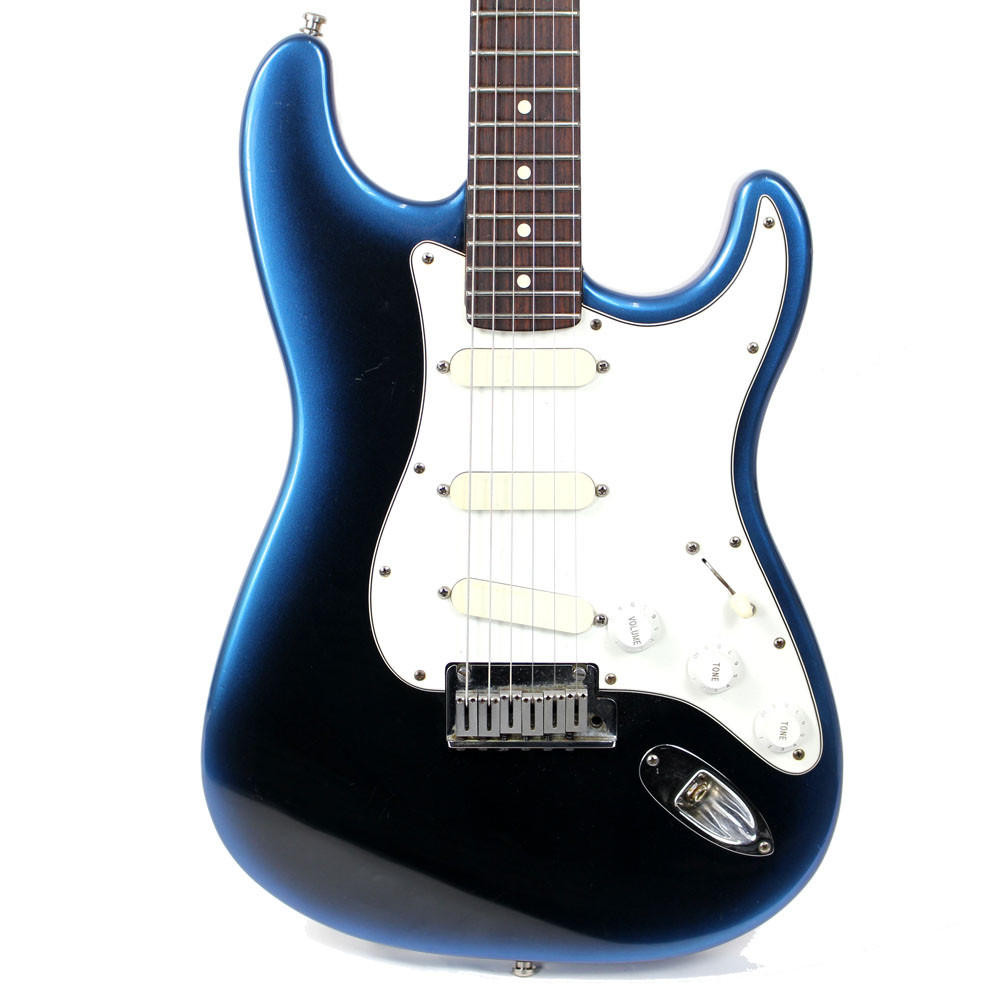 1992 Fender USA Made Stratocaster Plus Electric Guitar in Blue