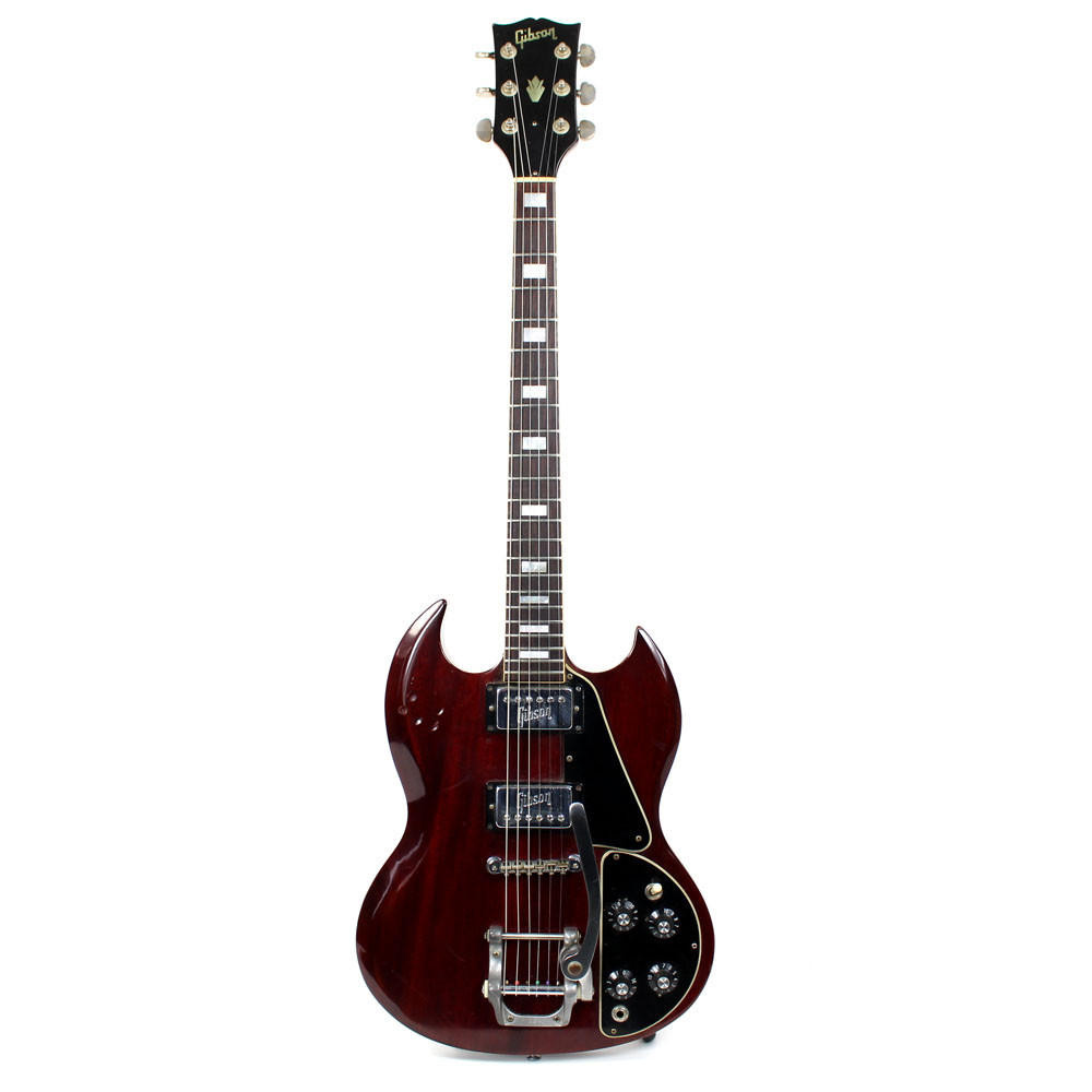 Vintage 1972 Gibson SG Deluxe Electric Guitar in Cherry Finish