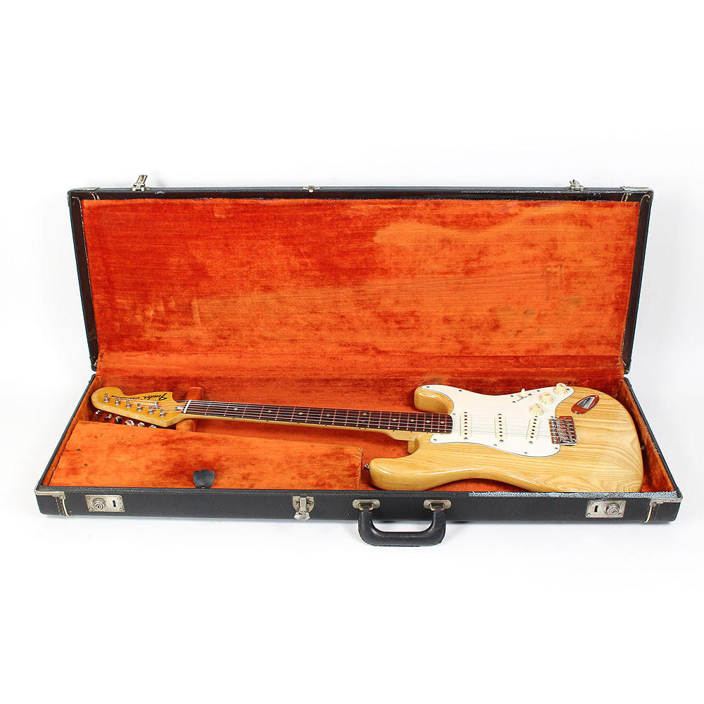 Vintage 1975 Fender Stratocaster Electric Guitar Natural | Cream