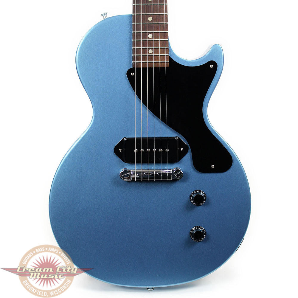 2011 Gibson USA Les Paul Junior アップグレード付 2011 Gibson Les Paul Junior Electric Guitar in Pelham Blue Finish