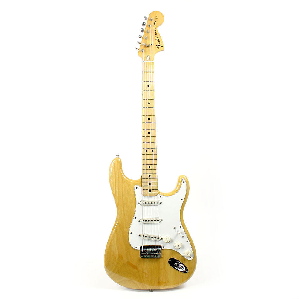 Vintage 1974 Fender Stratocaster Hardtail Electric Guitar Natural