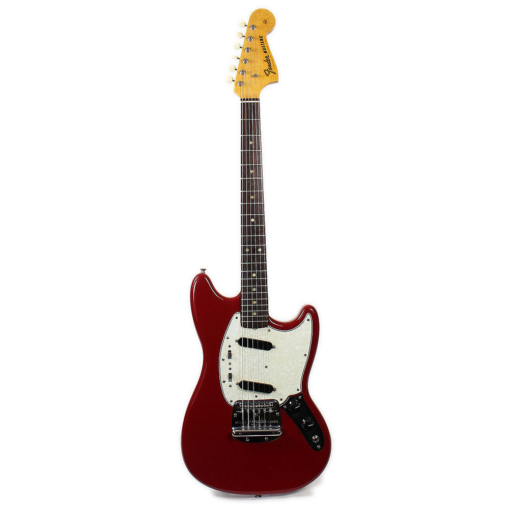 Fender Mustang エレキギター レッド Vintage 1965 Fender Mustang Electric Guitar Refinished in Red
